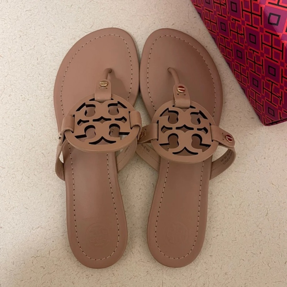 Tory Burch Nude Miller sandals